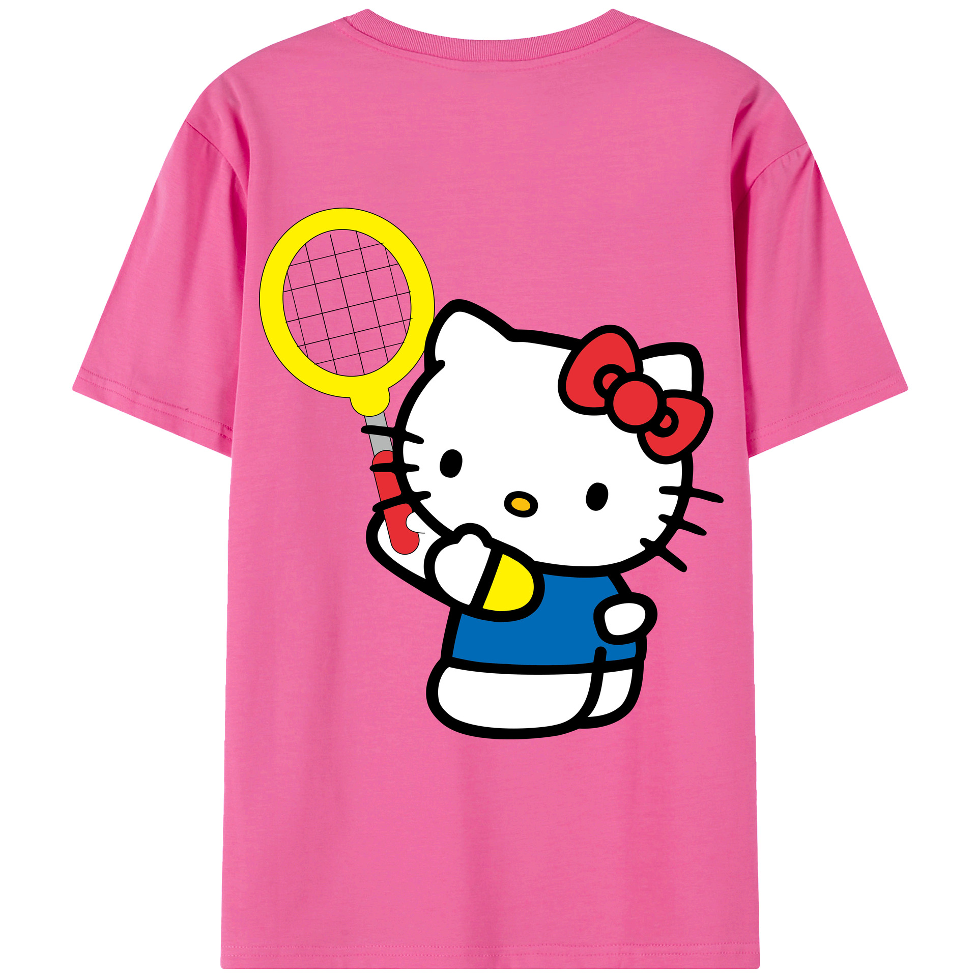 （画像用） Hello Kitty ハローキティ レディース半袖Tシャツ(バックプリント)